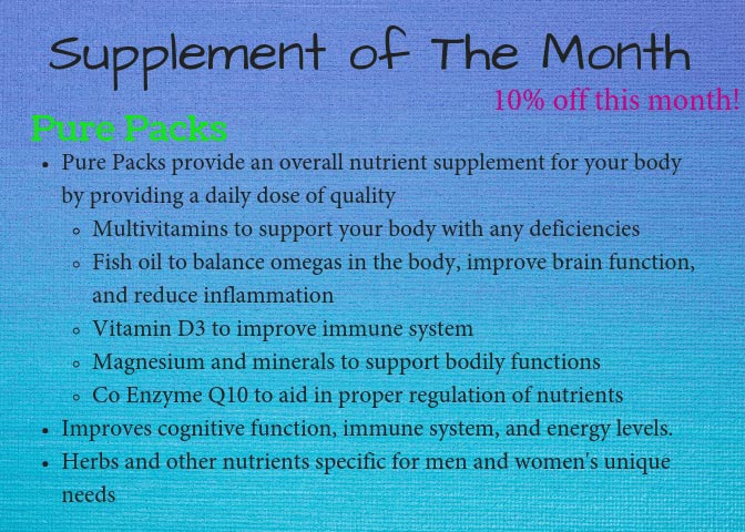 Supplement of the Month