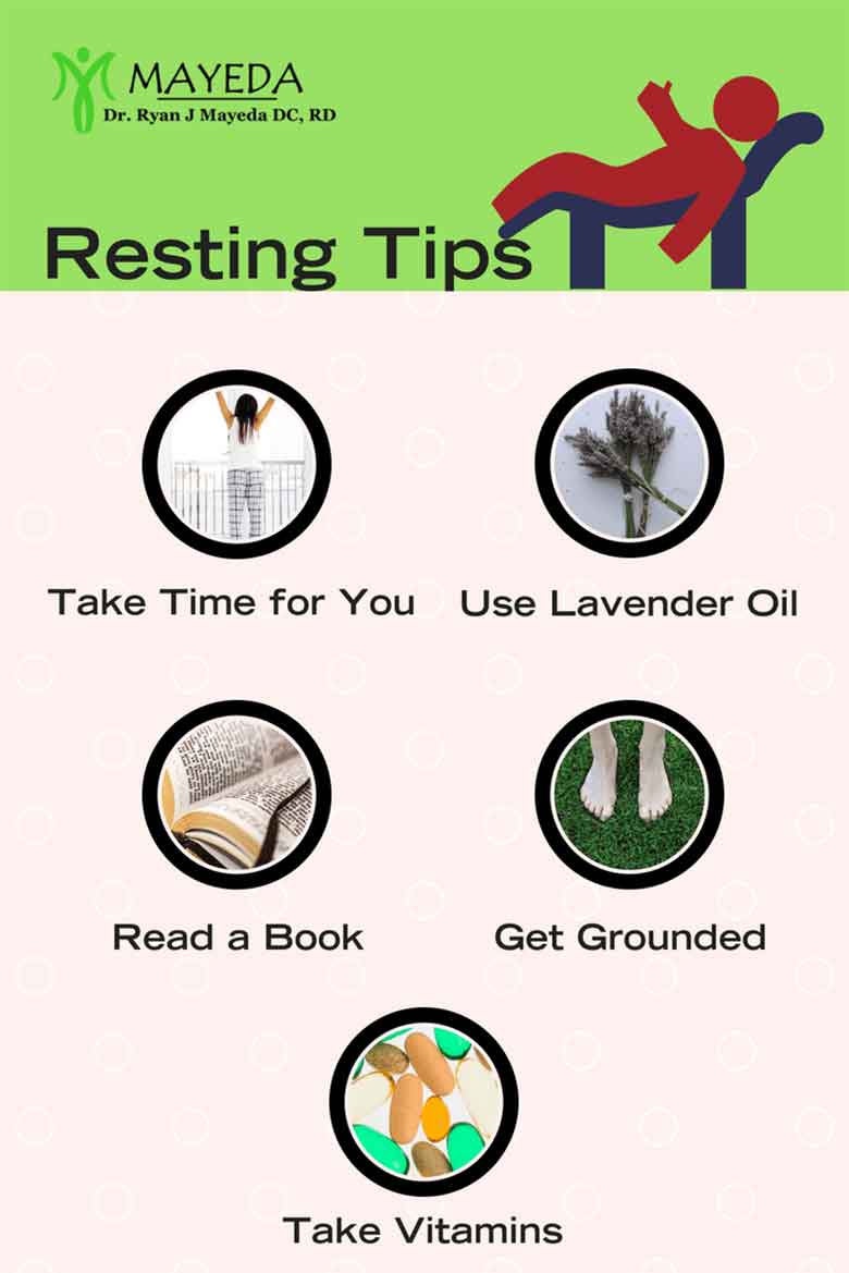 Resting Tips Infographic