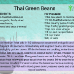 Thai Green Beans